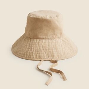 Sold-out BNWT J Crew Linen Bucket with ties, size M-L
